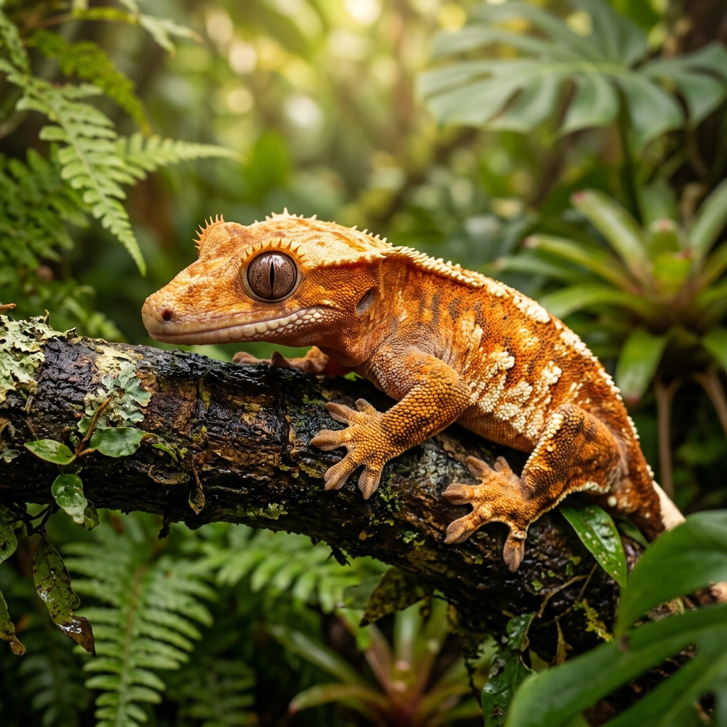 Crested Gecko — Correlophus ciliatus